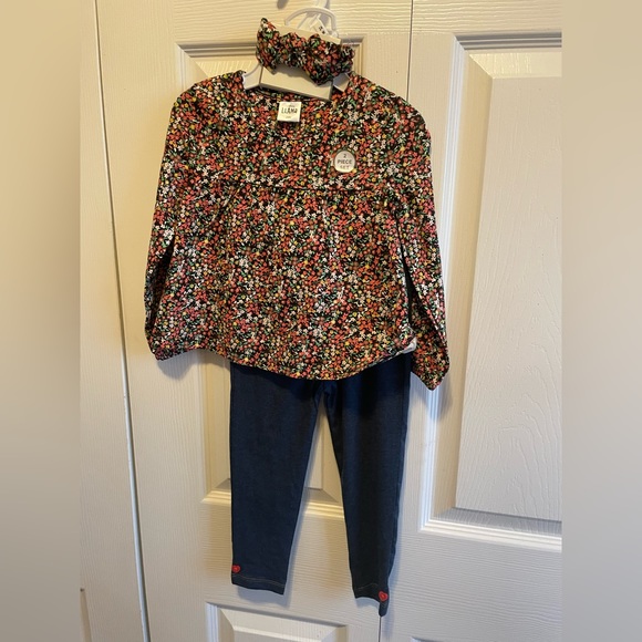 Laughing Llama 3 piece set 24 months top, pants, and headband NWT! New!! - Picture 1 of 9